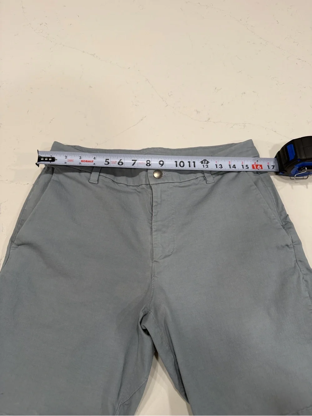 lululemon athletica Men's Commission Classic Fit Shorts in Slate Gray-Blue - 32